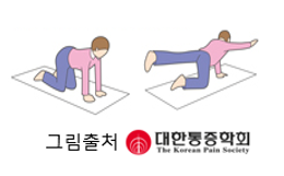 네발 자세에서